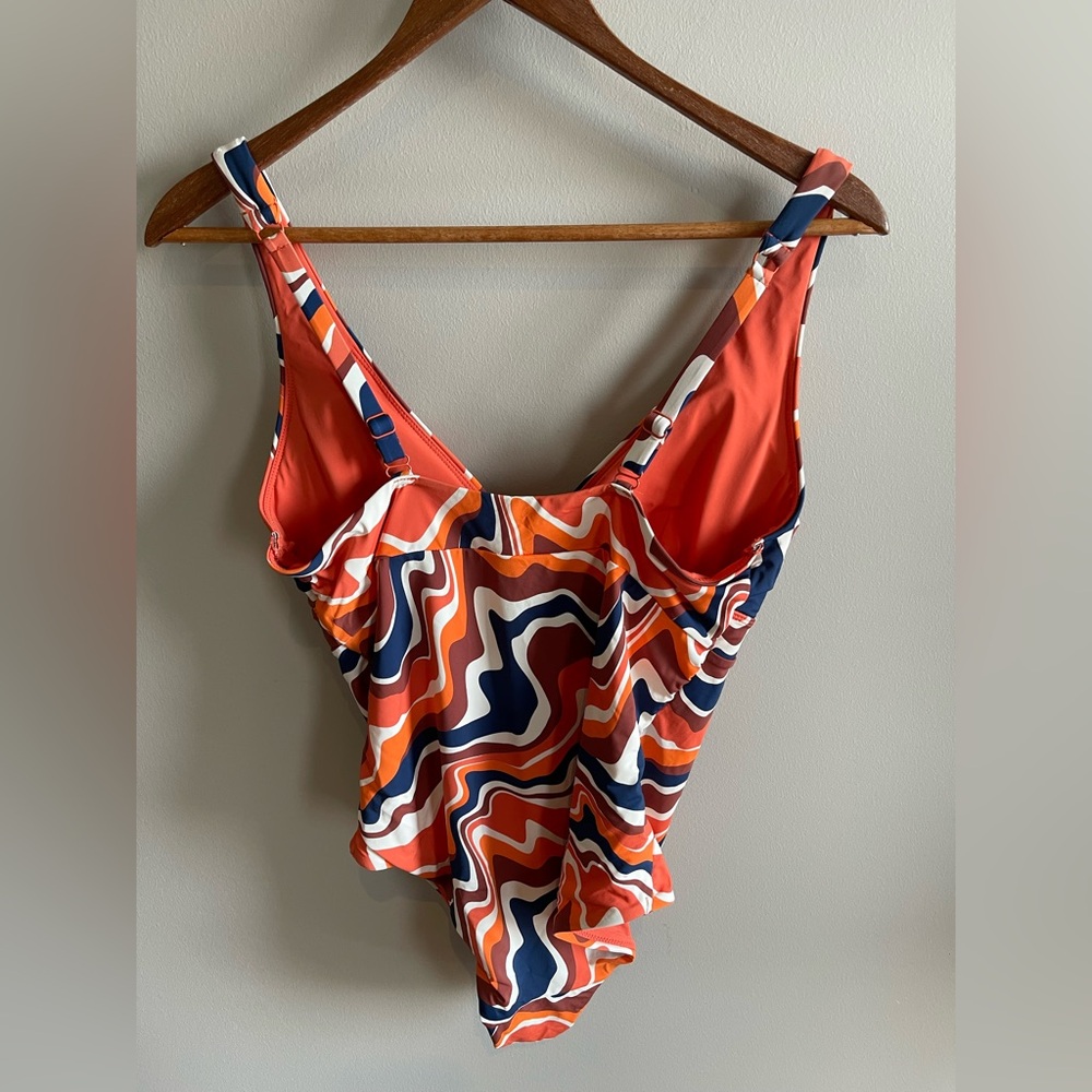 Knix Vibrant Swirl One-Piece Swimsuit - Picture 2 of 4
